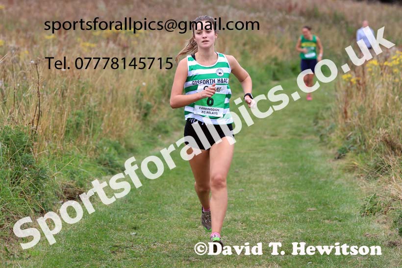 Senior Women and Veterans Relay, 2024 Sunderland XC Relays.  Photo: David T. Hewitson/Sports for All Pics